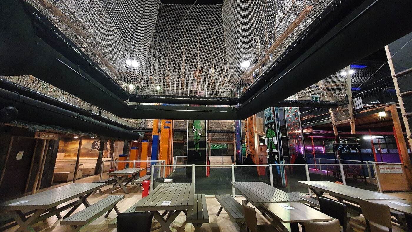 Indoor-Hüpfburg beim Gasthof Hochsteiner